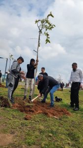 טקס נטיעות חגיגי בפארק המוזיקה במסגרת חגיגות ט"ו בשבט.צילום: דוברות עיריית שדרות