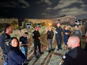 ירי פלילי באשקלון צילום: דוברות המשטרה