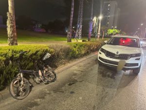 תאונה עם אופניים חשמליים באשקלון הלילה, צילום: תיעוד מבצעי מד"א