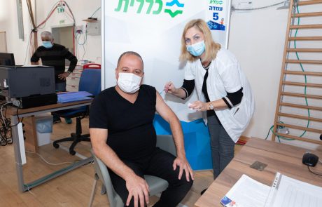 ראש העיר, תומר גלאם, קיבל הבוקר את המנה השנייה של החיסון נגד הקורונה