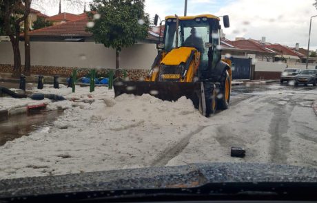 שלג בירושלים? עכשיו גם באשקלון