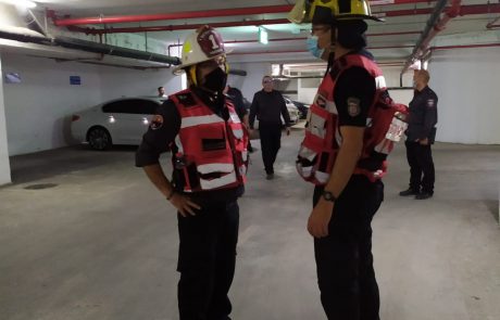 הפקת לקחים? כבאות והצלה אשקלון ערכו תרגיל בחילוץ לכודים מחניון תת קרקעי בשעת הצפה | כל הפרטים