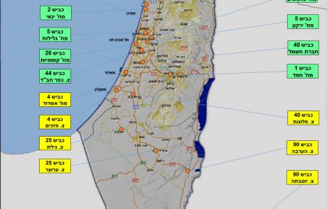 היערכות אגף התנועה ופריסת המחסומים במסגרת מבצע "אחריות מנצחת"