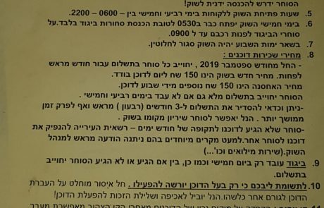 העירייה דורשת לבטל את המסחר בשוק העירוני בימי שני, הסוחרים: מהלך חד צדדי לא בא בחשבון