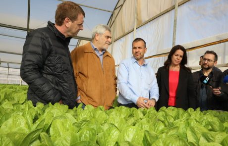 אנשי בנק הפועלים בהובלת מנכ"ל בנק הפועלים דב קוטלר הגיעו לסייר בעיר שדרות במסגרת "שביל העסקים של ישראל"