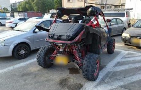 הסוף לתופעת הרעשים המטרידים ברחבי העיר? נעצר נהג רכב שטח שהרעיש במהלך הלילה