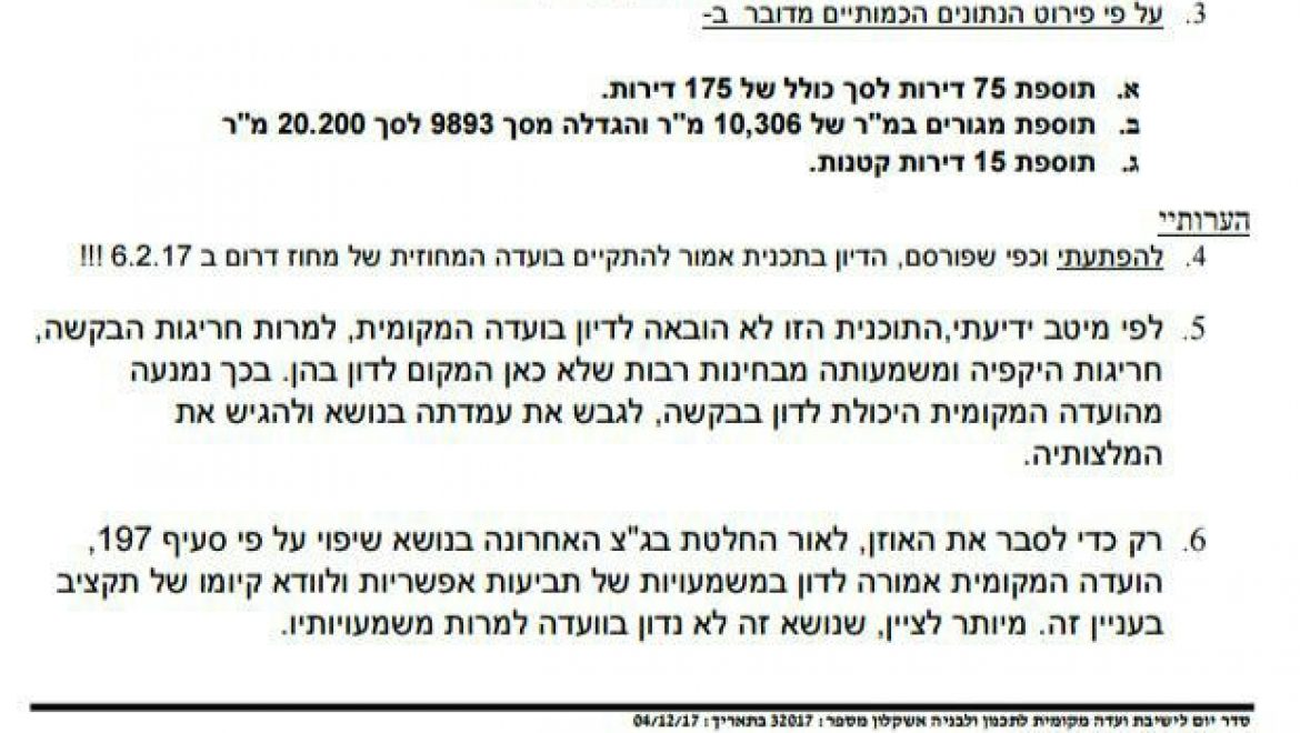 בשבוע שעבר חשפנו את התכנית שרבים מתושבי העיר לא ידעו עליה, וגררה תגובות ודיונים רבים ברשתות, כעת התור שלכם: