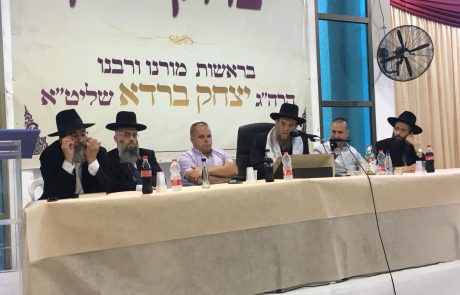 הקבלת פני רבו באשקלון עם הרה"ג יצחק ברדא שליט"א