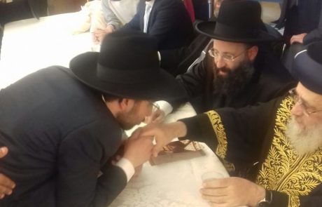 ברכת הכהנים בכותל המערבי בהשתתפות הראשל"צ