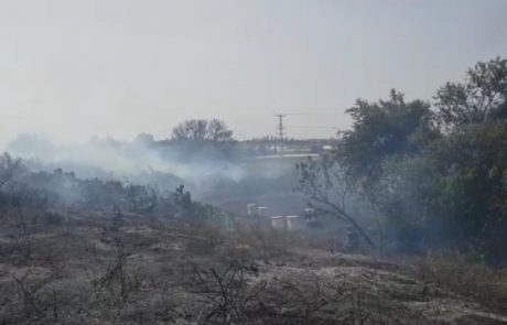 שריפת ענק מדרום לאשקלון