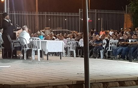 זכות עצומה: בנו של הרב יורם זצ"ל, הרב ישראל אברג'ל שליט"א הגיע לשיעור מיוחד באסף מימון