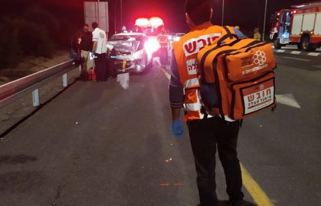 בן שנתיים ובן חמש בין הפצועים בת.ד. כעת בצומת זיקים