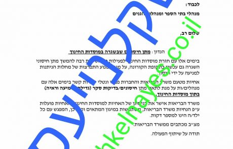 גננות: "כופים עלינו להכניס צוותים ולאפשר בגן חיסונים לילדים", יו"ר האגף לגננות בהסתדרות המורים: "לא נאפשר דבר ללא אישור הורים"