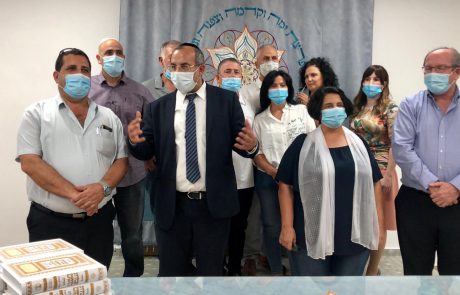 מזל טוב! נחנך בית הכנסת הראשון בקיבוץ נגבה במעמד השר לשירותי דת, הרב יעקב אביטן שליט"א
